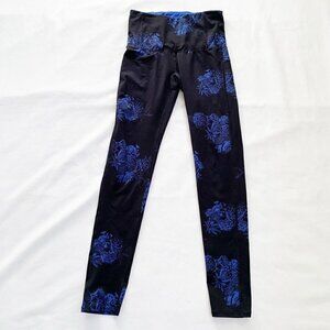 5/$25 Ryu black blue full length workout running yoga pilates leggings